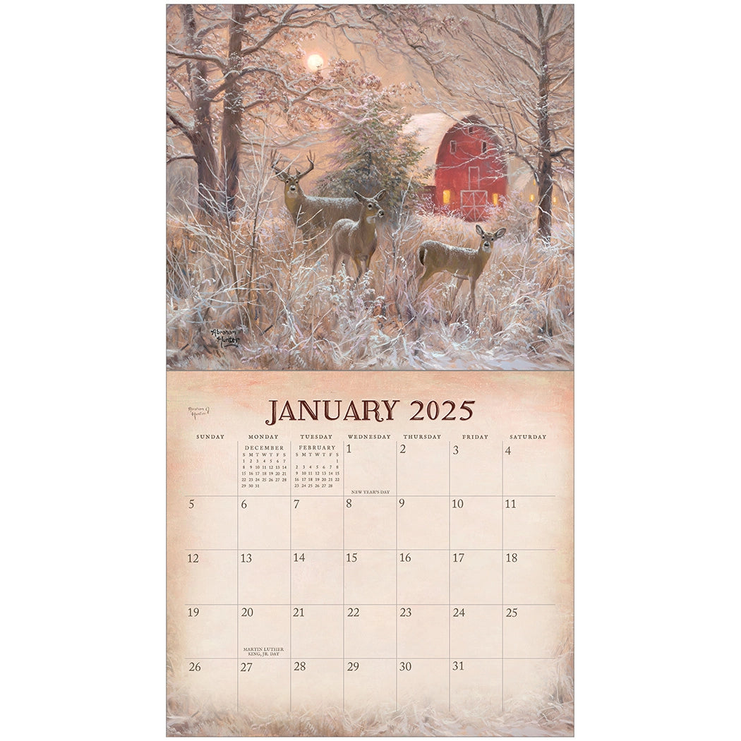 Four Seasons 2025 Wall Calendar