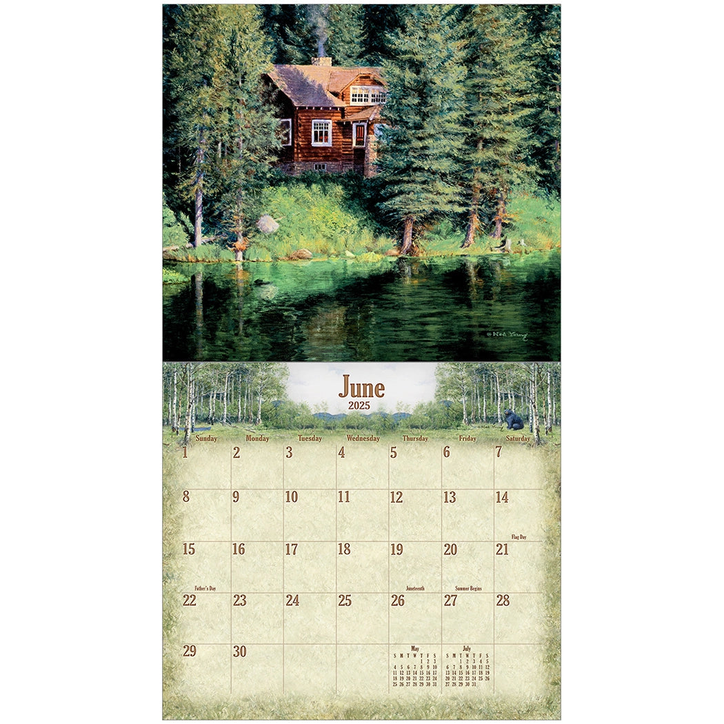 Woodland 2025 Wall Calendar