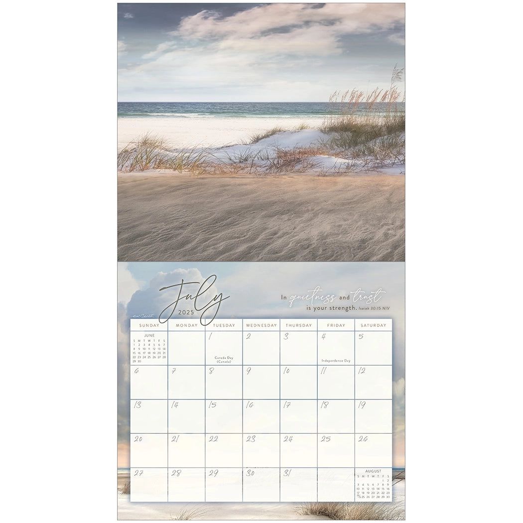 Seaside Serenity 2025 Wall Calendar