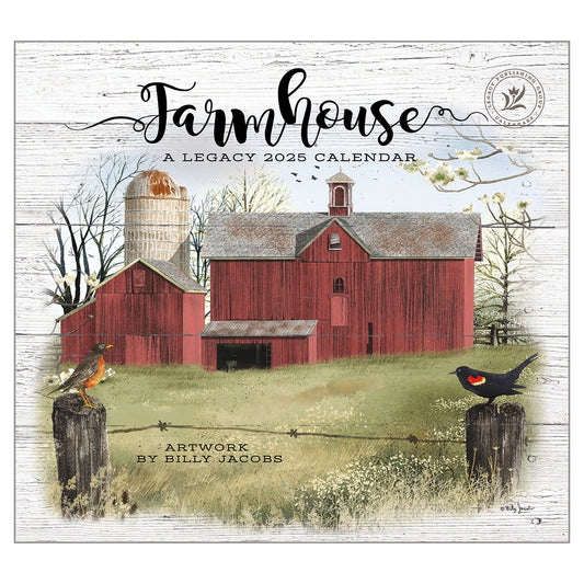 Farmhouse 2025 Wall Calendar