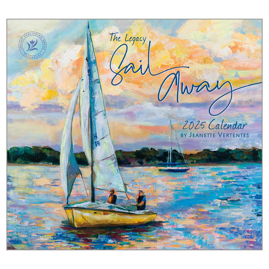 Sail Away 2025 Wall Calendar