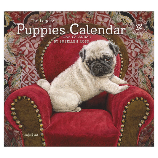 Puppies 2025 Wall Calendar