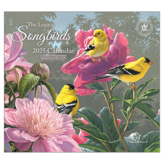 Songbirds 2025 Wall Calendar