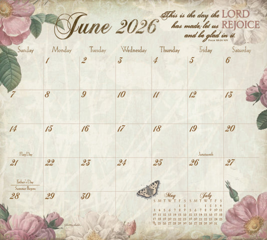 2026 Walk by Faith Magnetic Calendar Pad