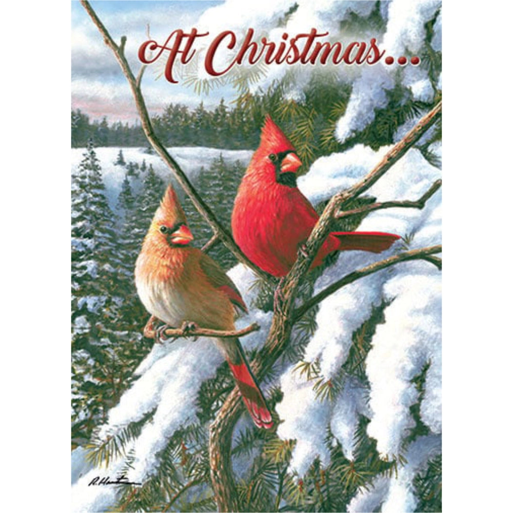 Winter Cardinals Boxed Christmas Cards