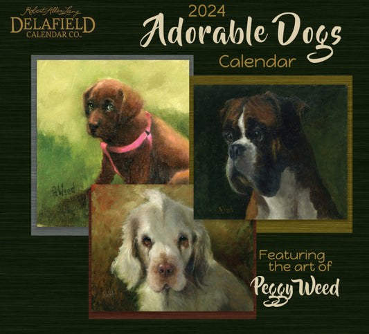 Adorable Dogs 2024 Wall Calendar